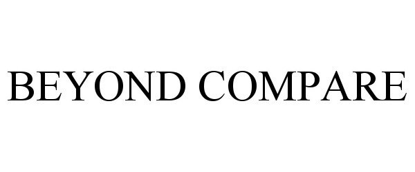 Trademark Logo BEYOND COMPARE