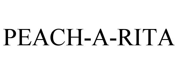 Trademark Logo PEACH-A-RITA