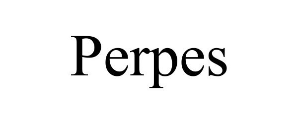 Trademark Logo PERPES