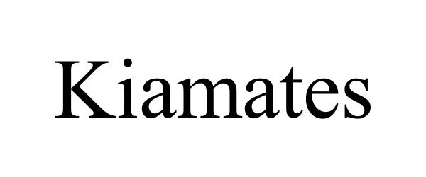 Trademark Logo KIAMATES