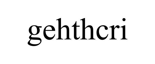  GEHTHCRI