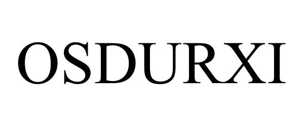 Trademark Logo OSDURXI