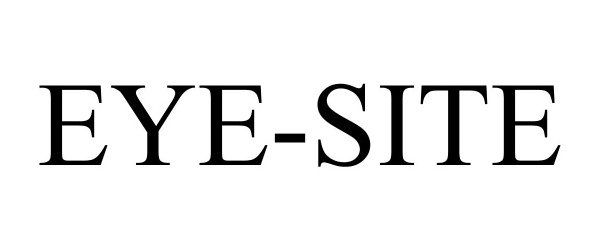 Trademark Logo EYE-SITE