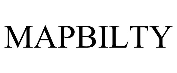 Trademark Logo MAPBILTY