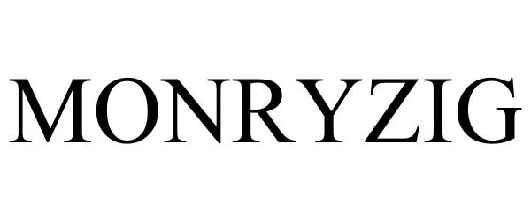 Trademark Logo MONRYZIG