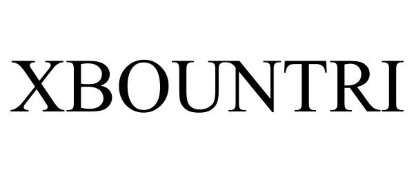 Trademark Logo XBOUNTRI