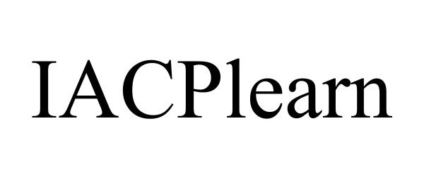 Trademark Logo IACPLEARN