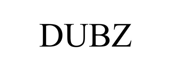 Trademark Logo DUBZ