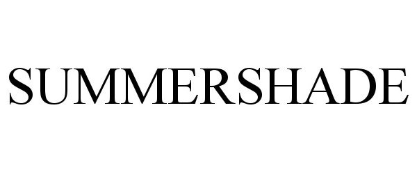 Trademark Logo SUMMERSHADE
