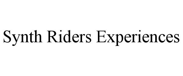 Trademark Logo SYNTH RIDERS EXPERIENCES
