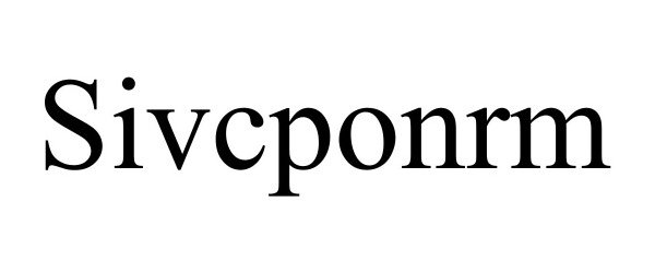  SIVCPONRM
