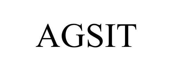 Trademark Logo AGSIT
