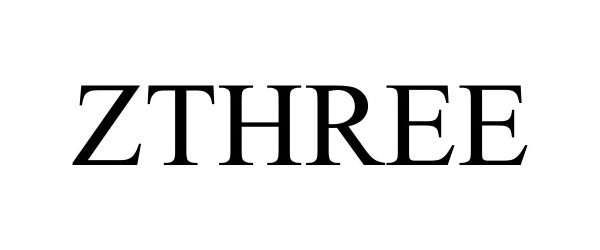 Trademark Logo ZTHREE