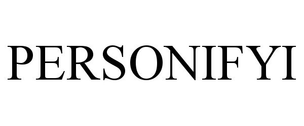 Trademark Logo PERSONIFYI