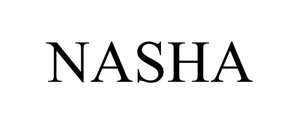 Trademark Logo NASHA