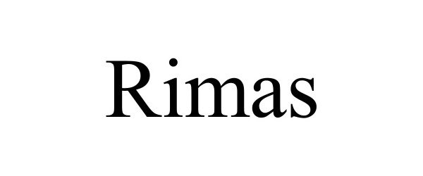 Trademark Logo RIMAS
