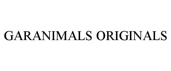  GARANIMALS ORIGINALS