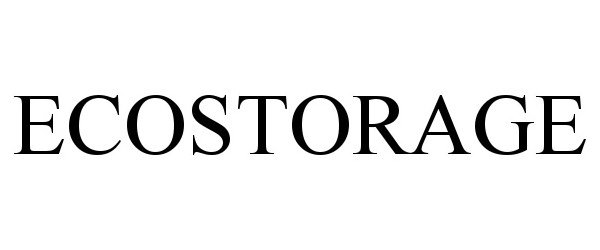 Trademark Logo ECOSTORAGE