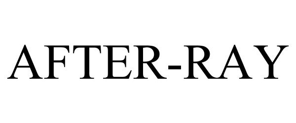 Trademark Logo AFTER-RAY
