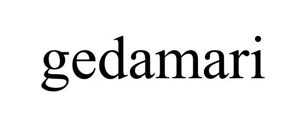 Trademark Logo GEDAMARI
