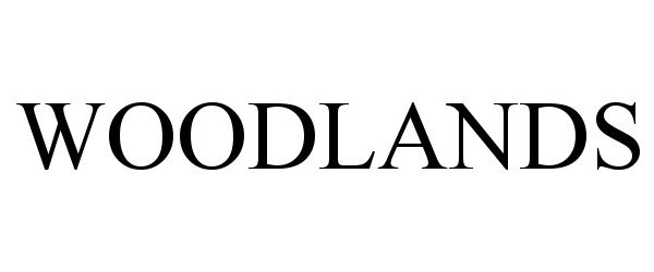 Trademark Logo WOODLANDS