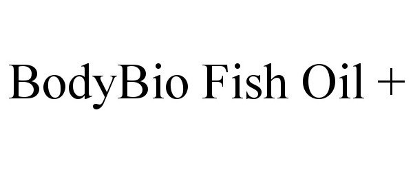  BODYBIO FISH OIL +