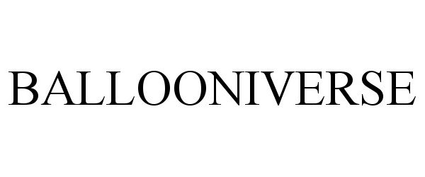 Trademark Logo BALLOONIVERSE