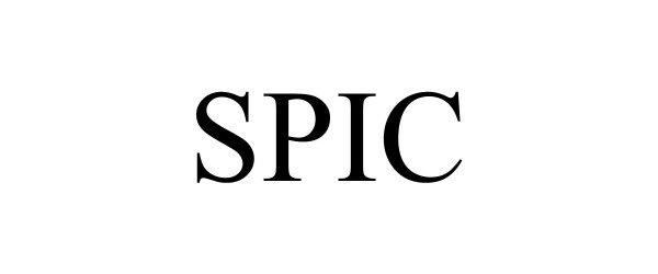 Trademark Logo SPIC