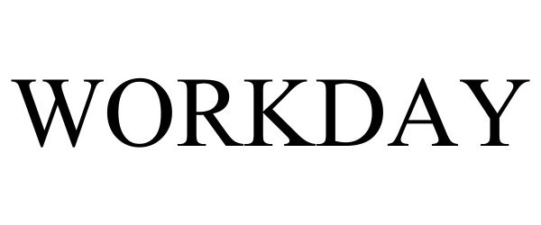 Trademark Logo WORKDAY