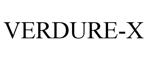 Trademark Logo VERDURE-X