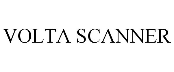 Trademark Logo VOLTA SCANNER