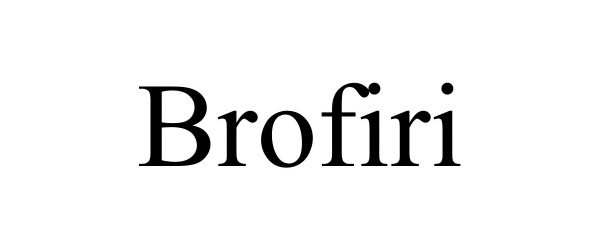 Trademark Logo BROFIRI