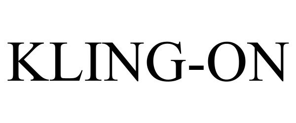 Trademark Logo KLING-ON