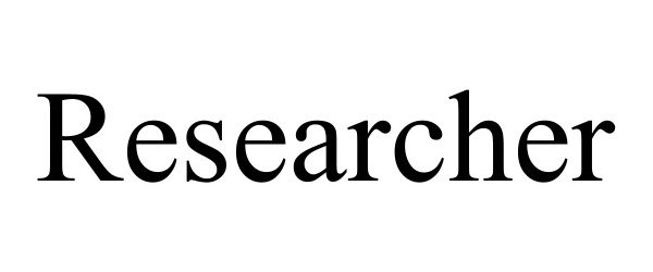 Trademark Logo RESEARCHER