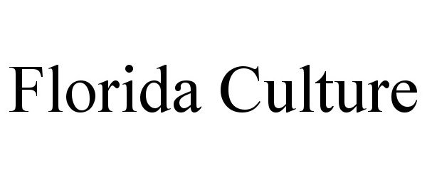  FLORIDA CULTURE