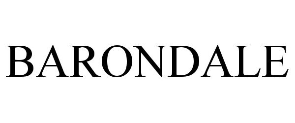 Trademark Logo BARONDALE