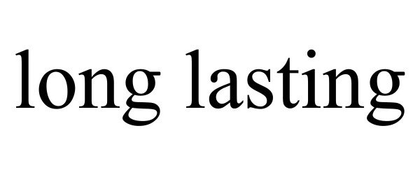Trademark Logo LONG LASTING