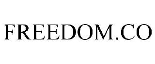 Trademark Logo FREEDOM.CO