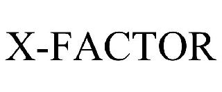 Trademark Logo X-FACTOR