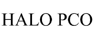 Trademark Logo HALO PCO