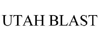 Trademark Logo UTAH BLAST