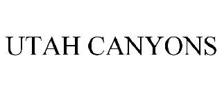 Trademark Logo UTAH CANYONS