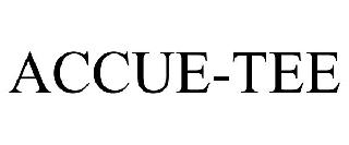 Trademark Logo ACCUE-TEE