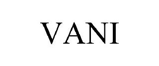 Trademark Logo VANI