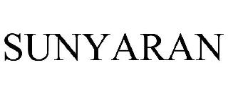 Trademark Logo SUNYARAN