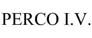 Trademark Logo PERCO I.V.