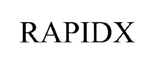 Trademark Logo RAPIDX