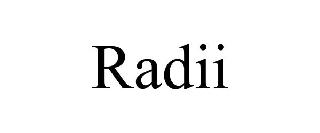 Trademark Logo RADII
