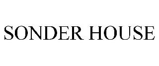 Trademark Logo SONDER HOUSE