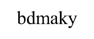 Trademark Logo BDMAKY